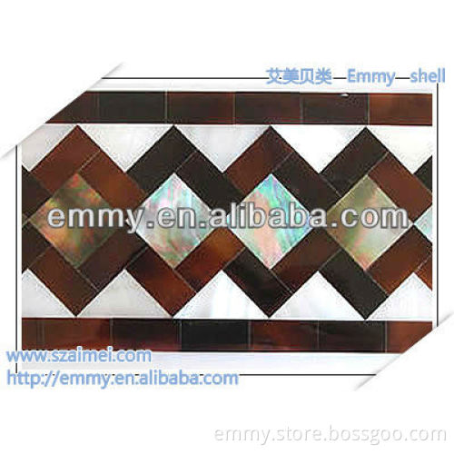 beauty raw mother of pearl shell mosaic tile wall waistline